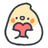 ❤️ Эмодзи «Moving Bird» для Telegram