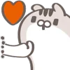 ❤️ Эмодзи «Cats Sally» для Telegram