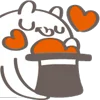 ❤️ Эмодзи «Cats Sally» для Telegram