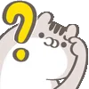 ❔ Эмодзи «Cats Sally» для Telegram