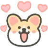 🥰 Эмодзи «Corgi -» для Telegram