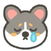 😢 Эмодзи «Corgi -» для Telegram