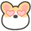 😍 Эмодзи «Corgi -» для Telegram