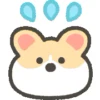 😥 Эмодзи «Corgi -» для Telegram