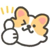 👍 Эмодзи «Corgi -» для Telegram