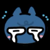 😭 Эмодзи «Cat -» для Telegram