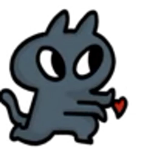 ❤️ Эмодзи «Cat -» для Telegram