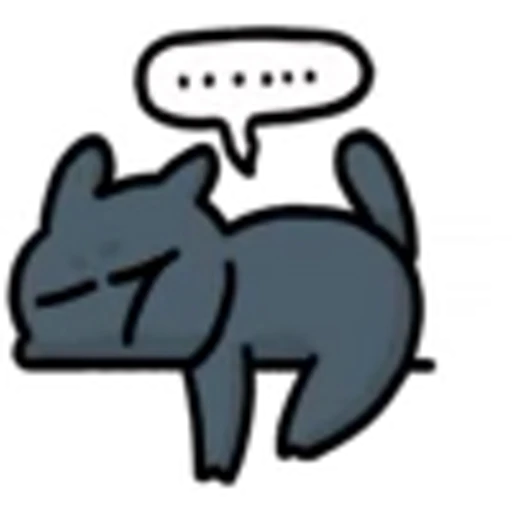 💬 Эмодзи «Cat -» для Telegram