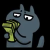💵 Эмодзи «Cat -» для Telegram