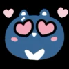😍 Эмодзи «Cat -» для Telegram