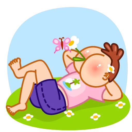 😌 Стикер «Mr Rosy Cheeks» для Telegram
