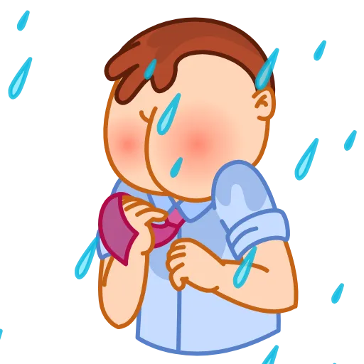 🤧 Стикер «Mr Rosy Cheeks» для Telegram