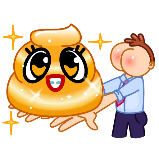 💩 Стикер «Mr Rosy Cheeks» для Telegram