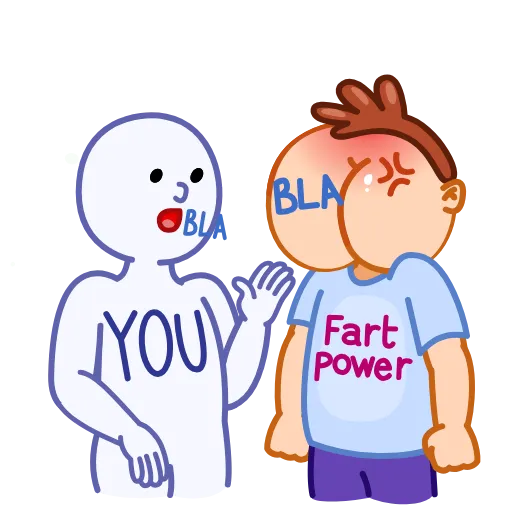 🤬 Стикер «Mr Rosy Cheeks» для Telegram
