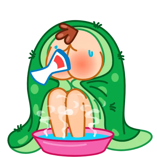 🤒 Стикер «Mr Rosy Cheeks» для Telegram