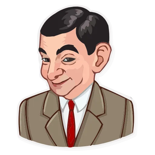 😏 Эмодзи «Mr.Bean» для Telegram