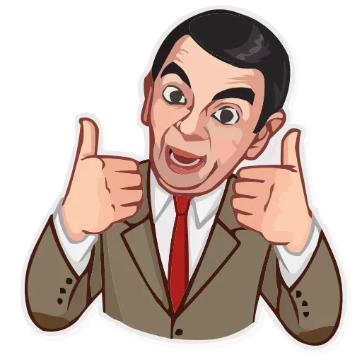 👍 Эмодзи «Mr.Bean» для Telegram