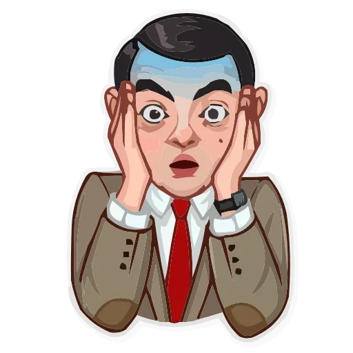 😱 Эмодзи «Mr.Bean» для Telegram