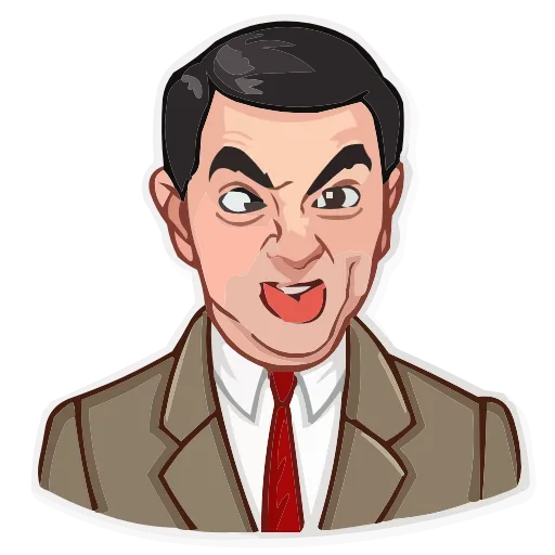 😝 Эмодзи «Mr.Bean» для Telegram