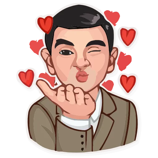 😘 Эмодзи «Mr.Bean» для Telegram