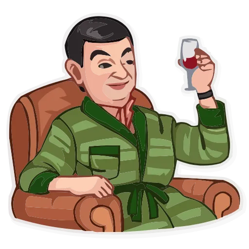 🍷 Эмодзи «Mr.Bean» для Telegram