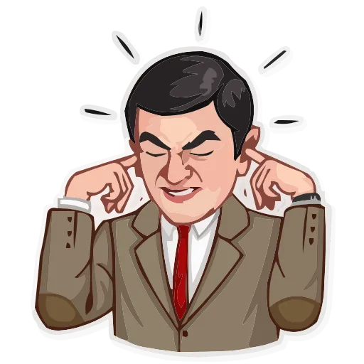 🦻 Эмодзи «Mr.Bean» для Telegram
