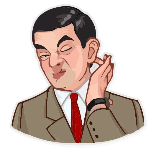🤨 Эмодзи «Mr.Bean» для Telegram