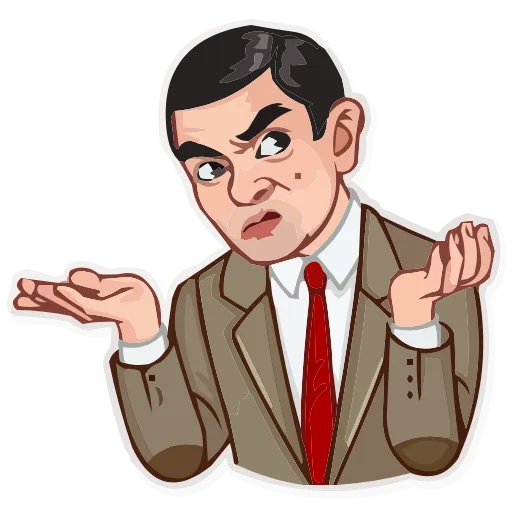 🤷‍♂️ Эмодзи «Mr.Bean» для Telegram