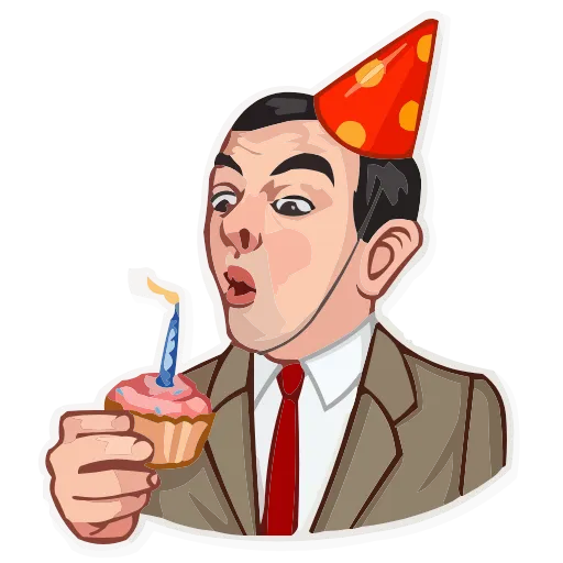 🥳 Эмодзи «Mr.Bean» для Telegram