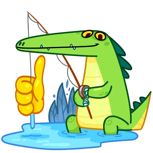 👍 Эмодзи «Croco» для Telegram