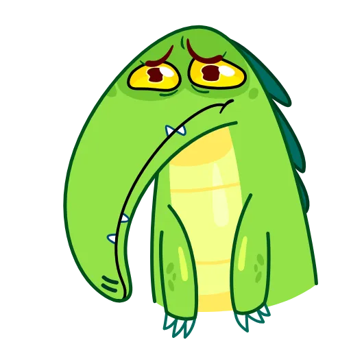 😔 Эмодзи «Croco» для Telegram