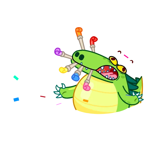 🥳 Эмодзи «Croco» для Telegram