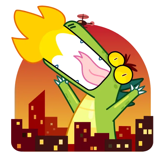 😡 Эмодзи «Croco» для Telegram
