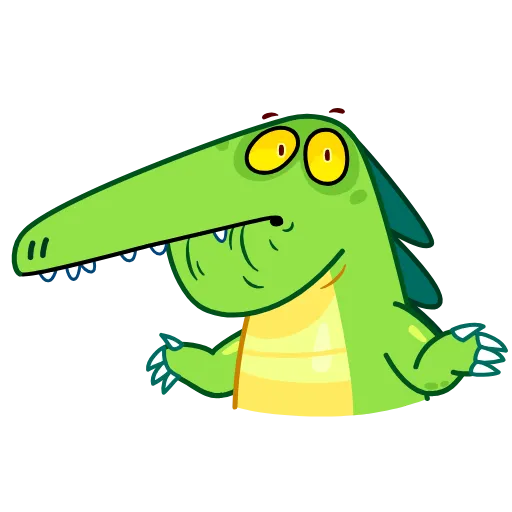🤷‍♂️ Эмодзи «Croco» для Telegram
