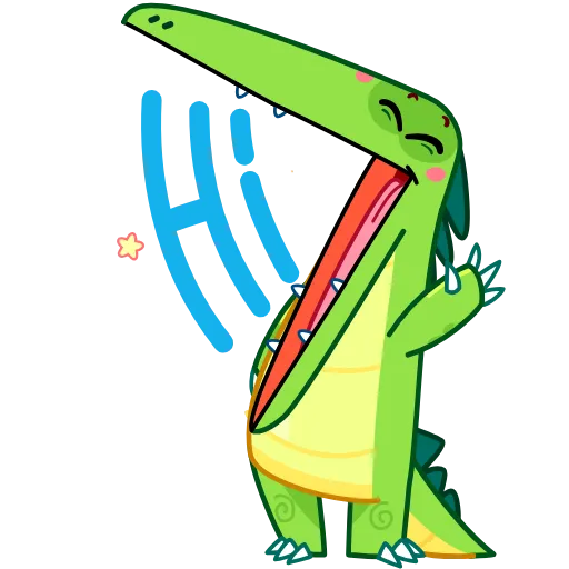 👋 Эмодзи «Croco» для Telegram