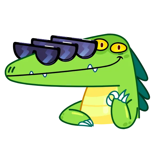😎 Эмодзи «Croco» для Telegram