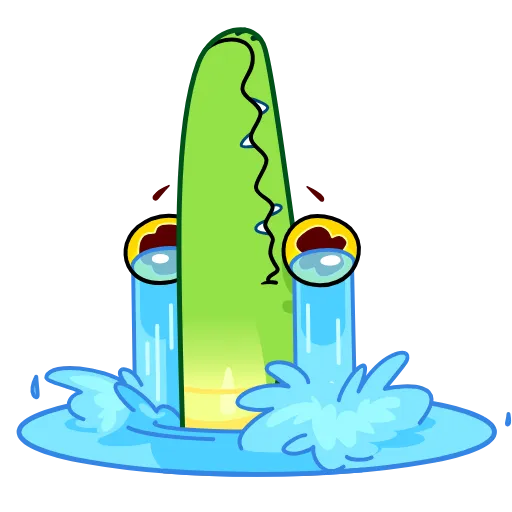 😭 Эмодзи «Croco» для Telegram