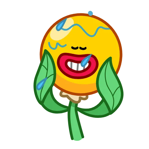 🤤 Эмодзи «Mr. Floret» для Telegram