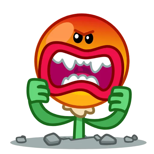 😡 Эмодзи «Mr. Floret» для Telegram
