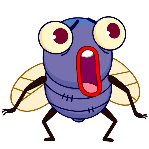 😨 Эмодзи «Mr.Fly» для Telegram