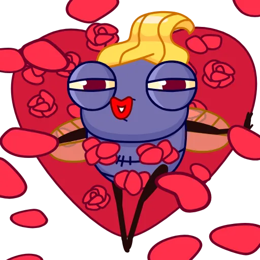 ❤️ Эмодзи «Mr.Fly» для Telegram