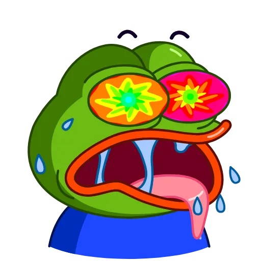 😵‍💫 Стикер «Mr. Greene» для Telegram