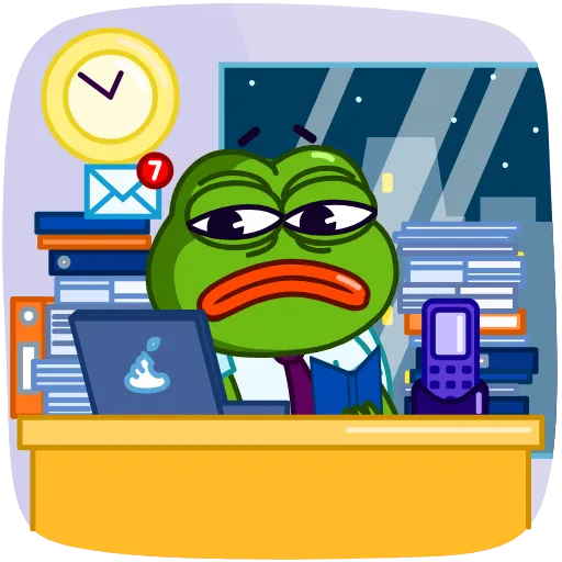 😫 Стикер «Mr. Greene» для Telegram