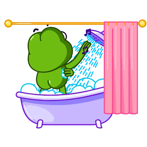 🛁 Стикер «Mr. Greene» для Telegram