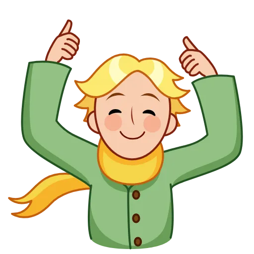👍 Стикер «The Little Prince» для Telegram