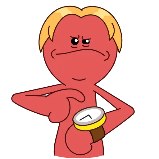 😒 Эмодзи «Mr.Meeseeks» для Telegram