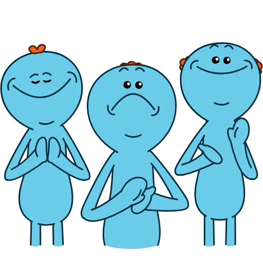 👏 Эмодзи «Mr.Meeseeks» для Telegram