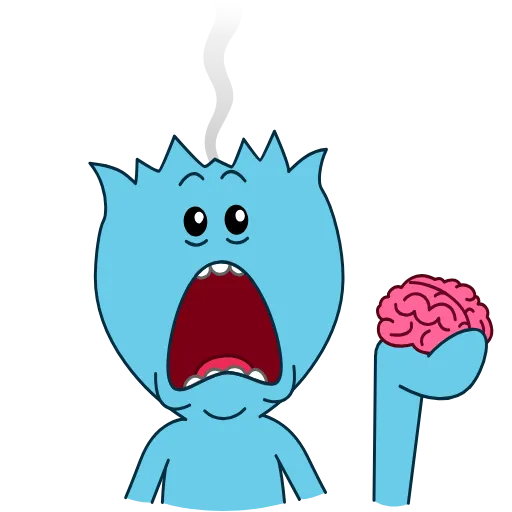 🤯 Эмодзи «Mr.Meeseeks» для Telegram