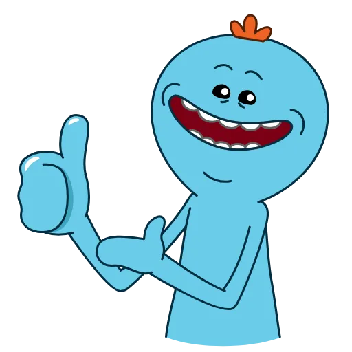👍 Эмодзи «Mr.Meeseeks» для Telegram