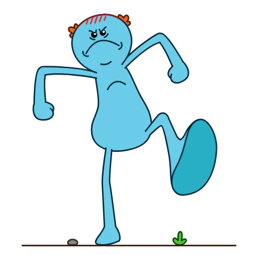 😤 Эмодзи «Mr.Meeseeks» для Telegram